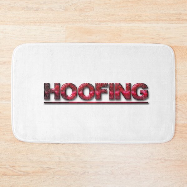 Item preview, Hoofing Red Typography Design designed and sold by ZiAttaArt.