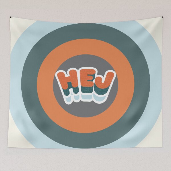 Item preview, Hej | Retro Curve designed and sold by retroready.
