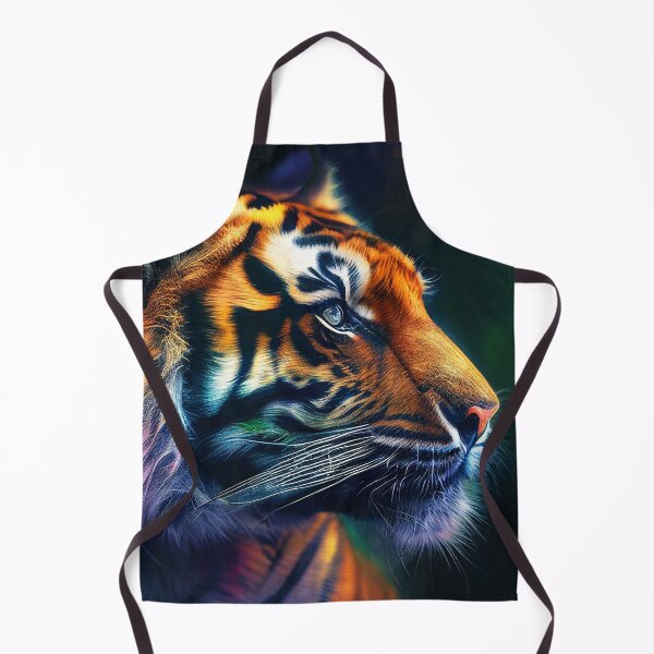 Item preview, Colourful Tiger - Contemporary Digital Art designed and sold by marcogolfo.