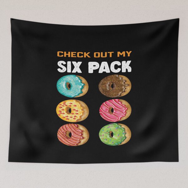 Item preview, Check out my SIX PACK Donut Gym Lovers designed and sold by Mannoucha ⭐⭐⭐⭐⭐ ( 1,978 reviews ).
