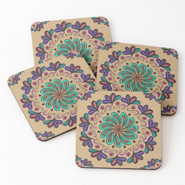 Item preview, Jewel Box Rainbow Floral Mandala 120522 by Kristi Duggins designed and sold by Kristi Duggins.