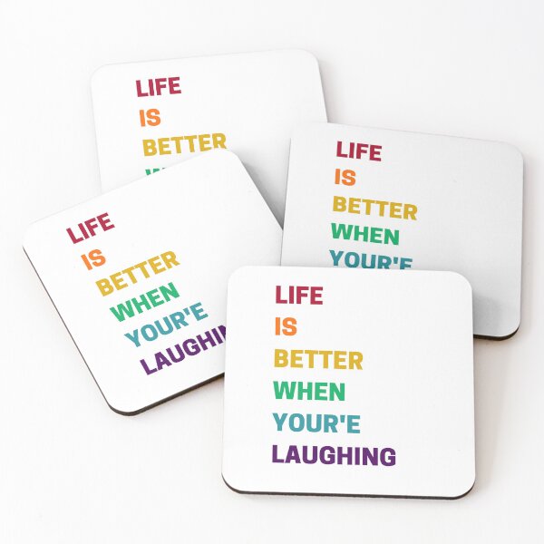 Item preview, LIFE IS BETTER WHEN YOU ARE LAUGHING designed and sold by Inspirationmotivation.