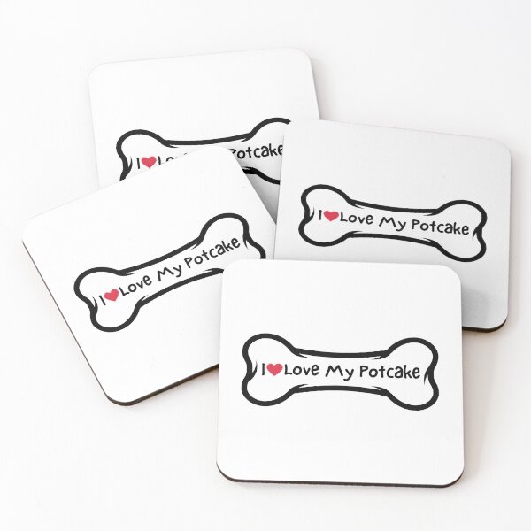 Item preview,  I Love My Potcake for Dog Lover Dad Mom designed and sold by EsraaBaniOdeh.
