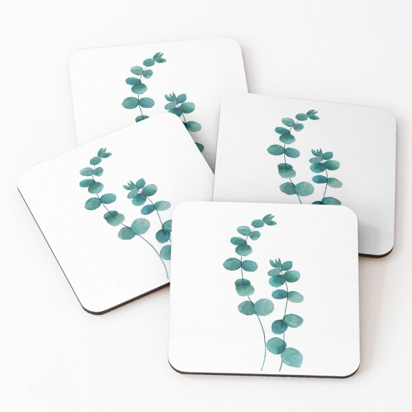 Item preview, hand painted eucalyptus leaf watercolor  designed and sold by SelenePaintings .