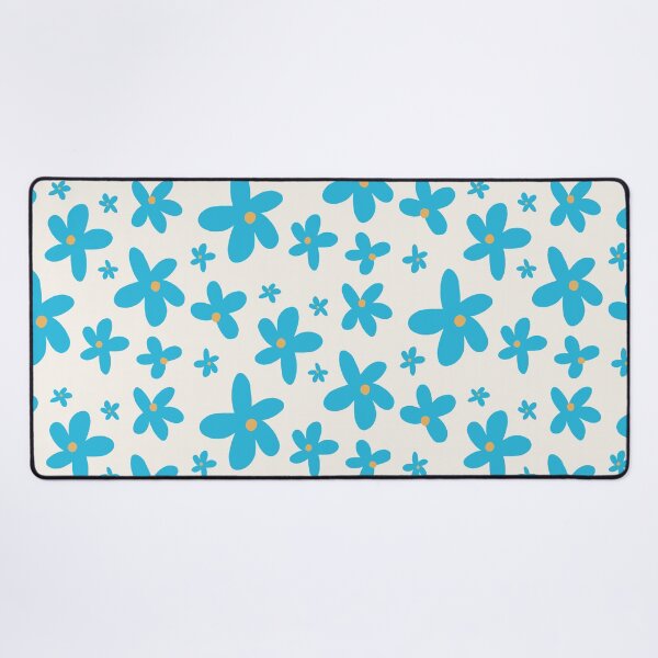 Item preview, Bright Blue and Yellow Flower Pattern designed and sold by ahzarts.