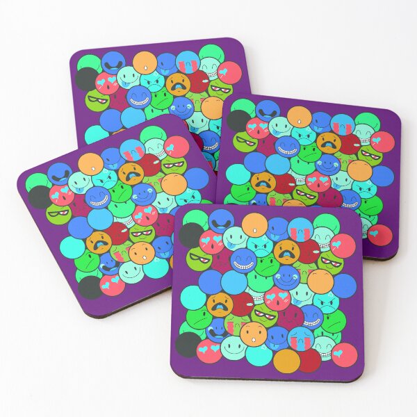 Item preview, Cute Emoji Faces | Happy Face | Angy Face - C2 designed and sold by Art-by-Geoff.