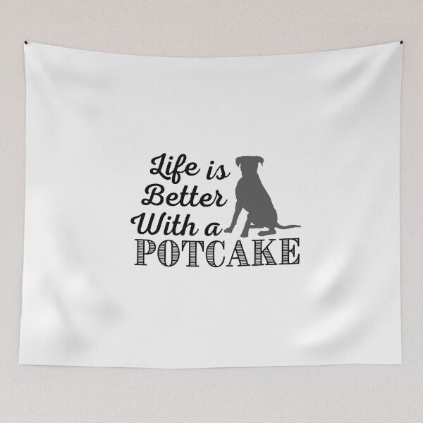 Item preview,  Life Is Better With A Potcake dog designed and sold by EsraaBaniOdeh.