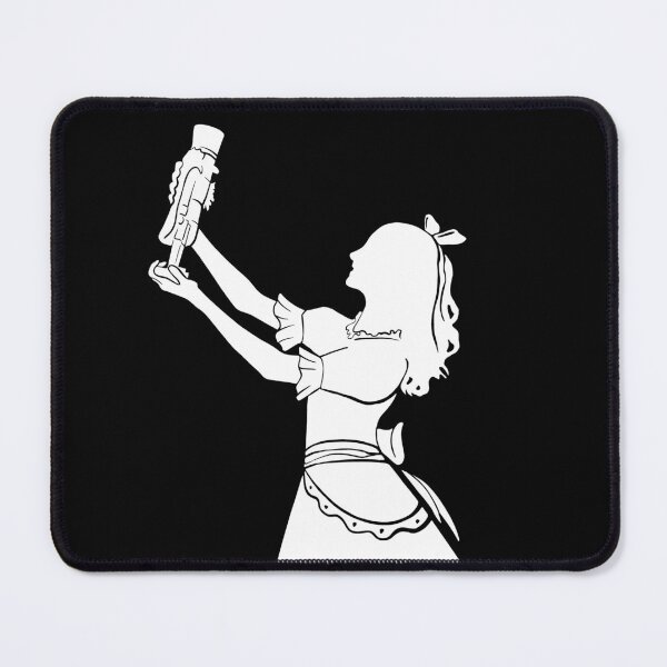Item preview, The Nutcracker Clara Ballerina Silhouette White designed and sold by Claudia McBain.