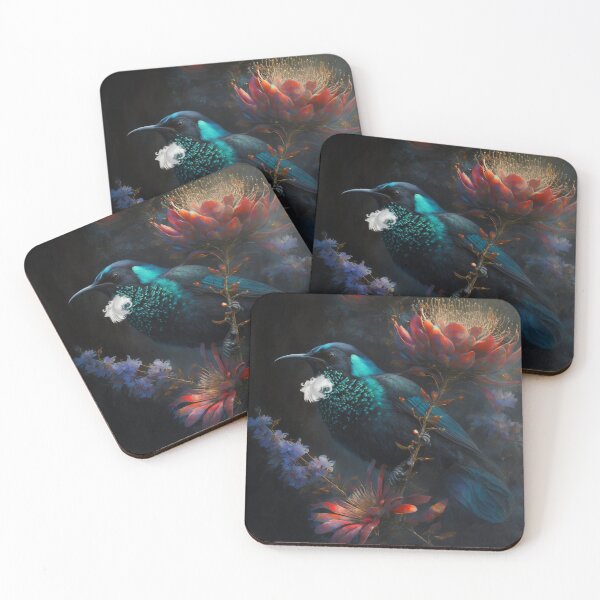 Item preview, New Zealand Tui, NZ Bird, Native NZ Bird, New Zealand, Tui, Māori Bird,  designed and sold by Uncommon Cents.