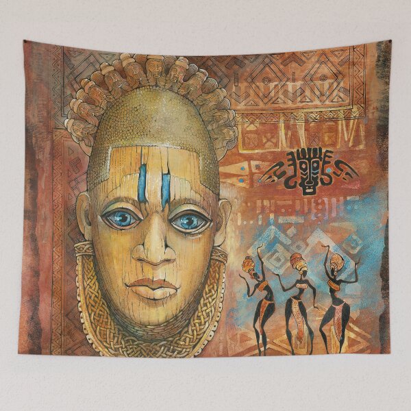 Item preview, African mask designed and sold by Nadiiaz.