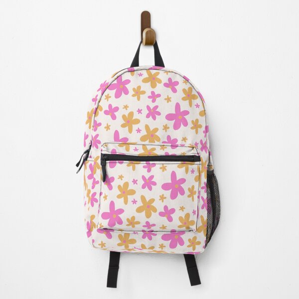 Item preview, Bright Pink and Yellow Flower Pattern designed and sold by ahzarts.
