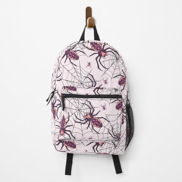 Item preview, Pink Spider on Spider Web, Spooky Cobwebs designed and sold by CreativeDraws42.