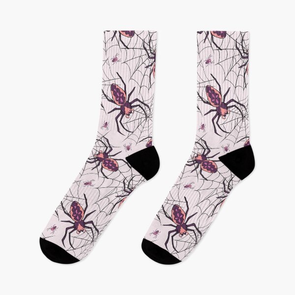Item preview, Pink Spider on Spider Web, Spooky Cobwebs  designed and sold by CreativeDraws42.