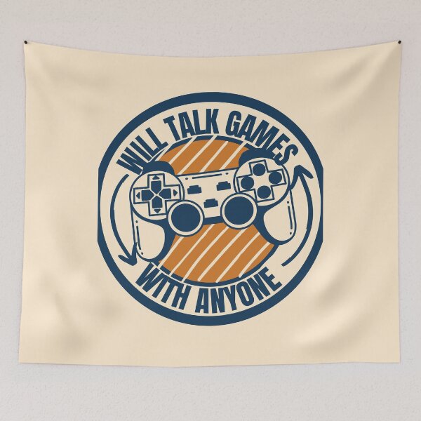 Item preview, Will talk games with anyone  designed and sold by 5thseason-shop.