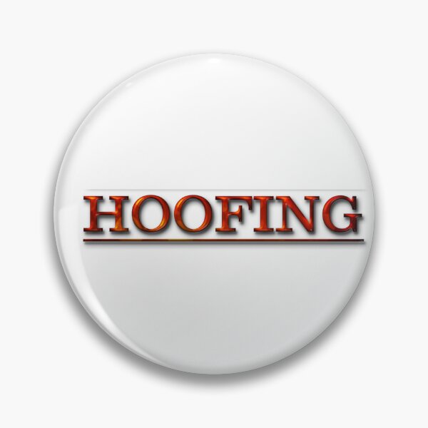 Item preview, Hoofing Orange Typography Design designed and sold by ZiAttaArt.