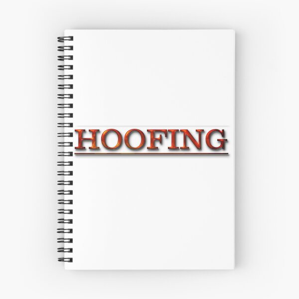 Item preview, Hoofing Orange Typography Design designed and sold by ZiAttaArt.