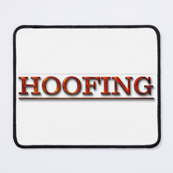 Item preview, Hoofing Orange Typography Design designed and sold by ZiAttaArt.