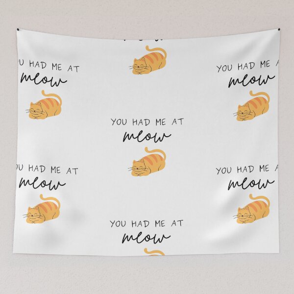 Item preview, You had me at meow designed and sold by CakmakShop.