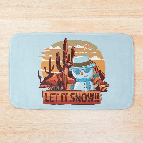 Item preview, Let it snow - snowman in the desert designed and sold by sabantha.