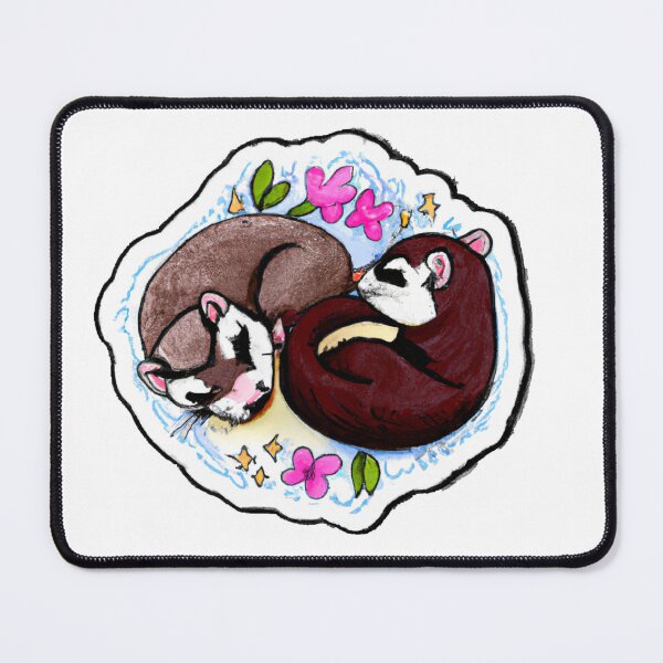 Item preview, ferrets sleeping designed and sold by crazylazygirl.