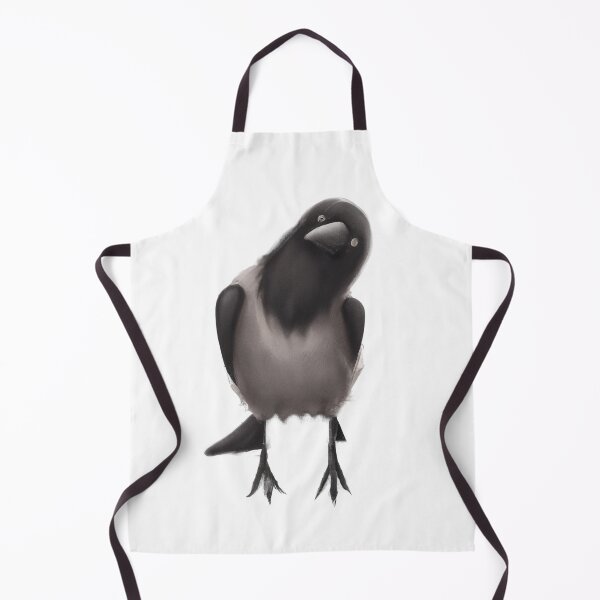 Item preview, Cute Crow Drawing designed and sold by WeHeartAnimals.