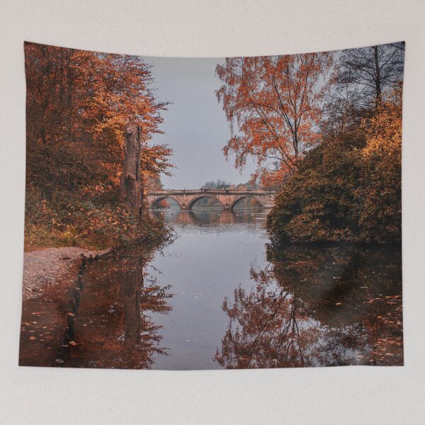 Item preview, Romantic bridge in the woods - Clumber park designed and sold by chiaravisuals.