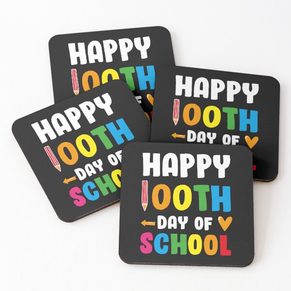 Item preview, happy 100th day of school designed and sold by RaselStyleHub.