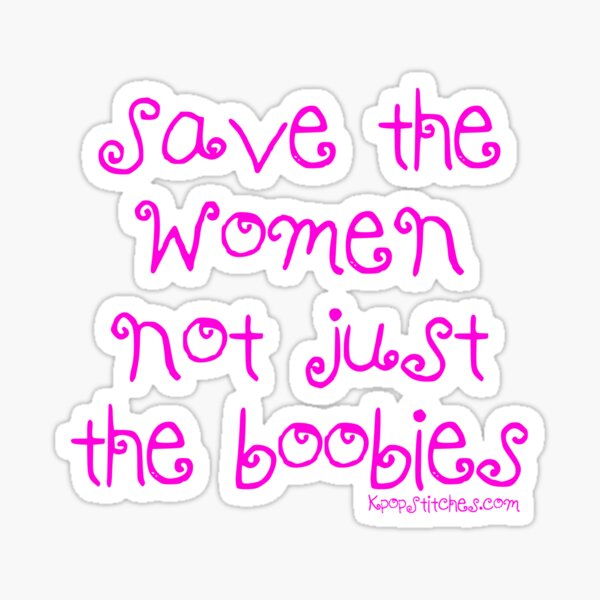 Save The Boobies stickers