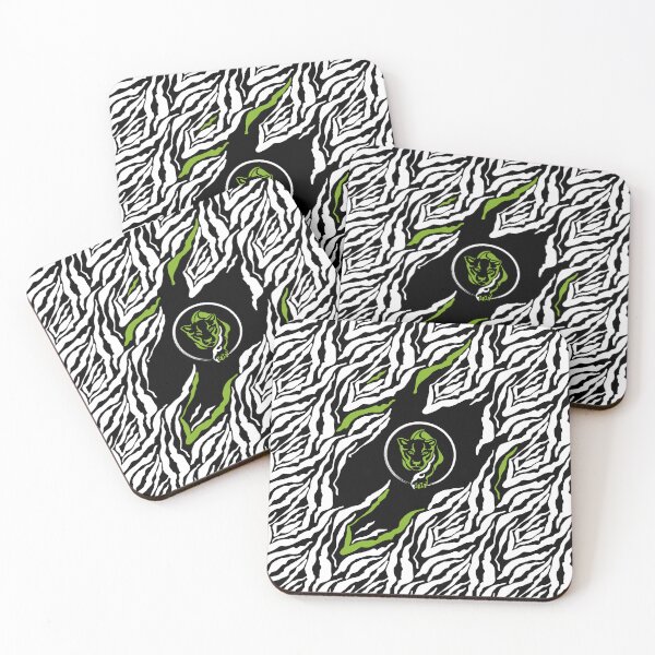 Item preview, GOWILD Seamless Zebra-Panther / Cougar Design Variant - black designed and sold by GOWILDstyle.