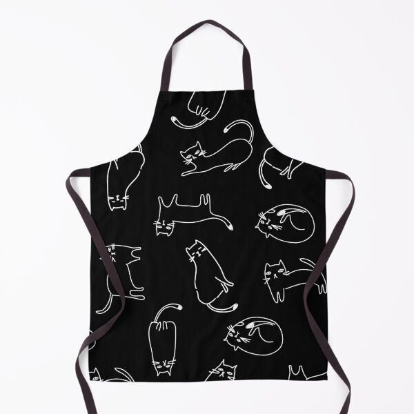 Item preview, Black Outline Cat Pattern designed and sold by CG Studio.