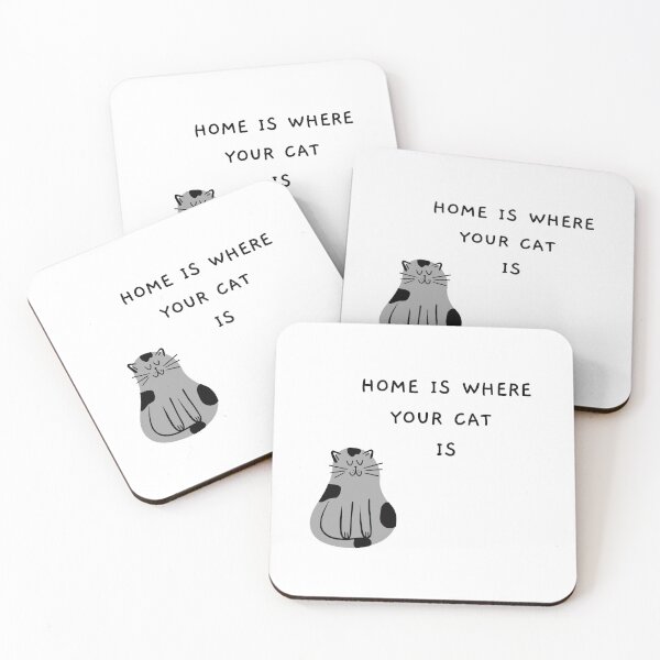 Item preview, Home is where your cat is designed and sold by CakmakShop.