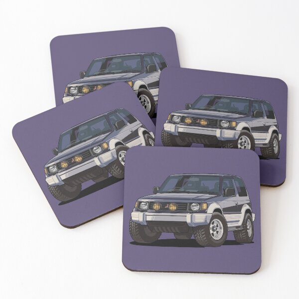 Item preview, Illustration Mitsubishi Pajero 4x4 SUV OFFROAD - Artwork - icon 90s designed and sold by SketchNinja.