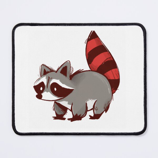 Item preview, Cute Raccoon Drawing designed and sold by WeHeartAnimals.