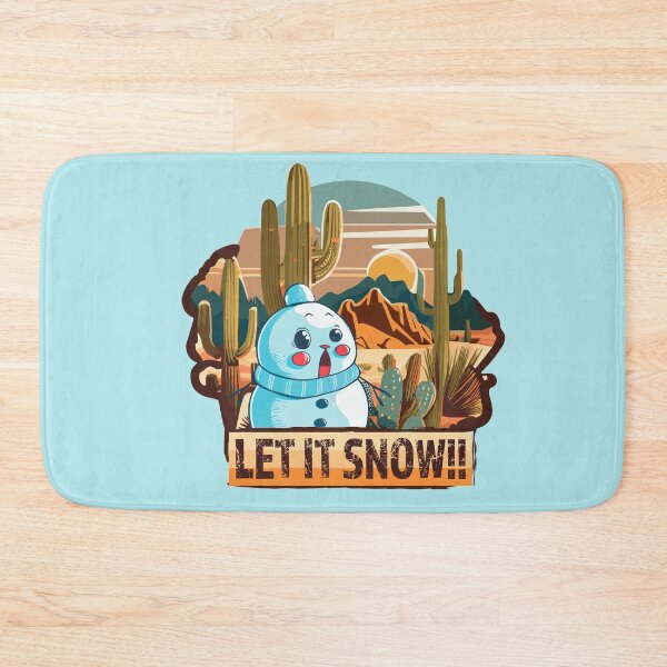 Item preview, Let it snow - snowman in the desert designed and sold by sabantha.