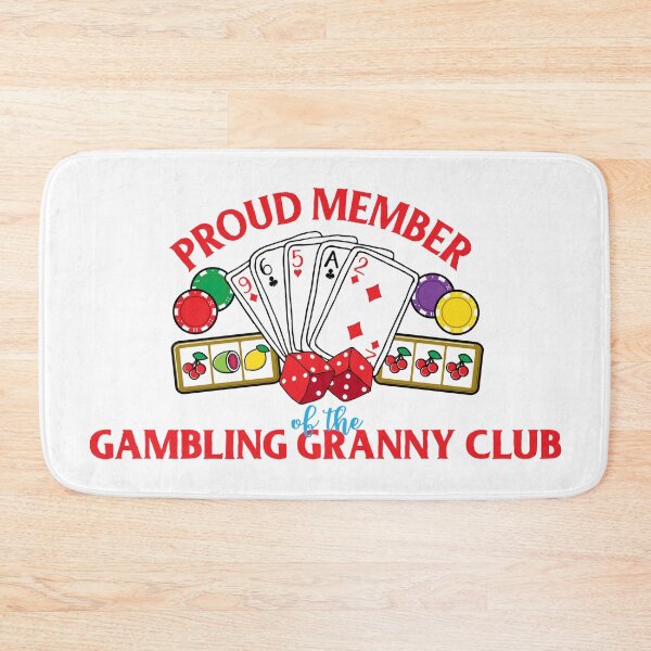 Item preview, Funny Gambling Casino Granny Club designed and sold by HotHibiscus.