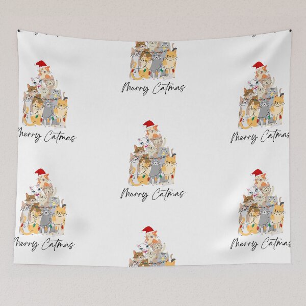 Item preview, Merry Catmas designed and sold by CakmakShop.