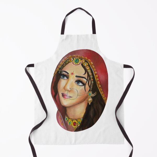 Item preview, Painting of a beautiful Indian woman designed and sold by Sticker-Palace-.