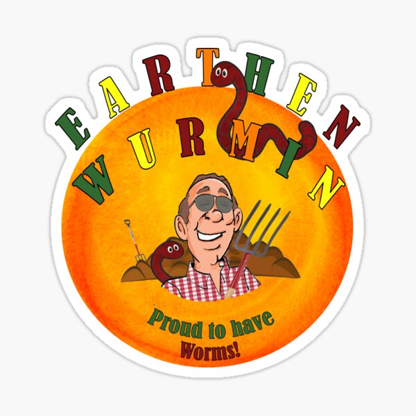 Proud to have Worms! Sticker