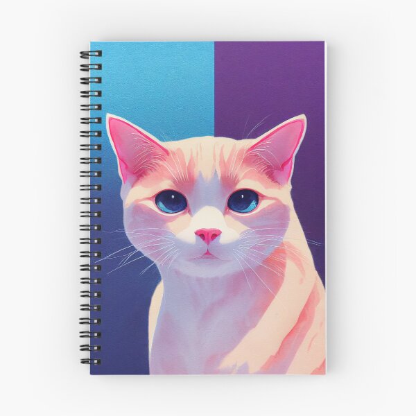 Item preview, Shorthair Colorpoint cat on bi-color background designed and sold by AppleElf.