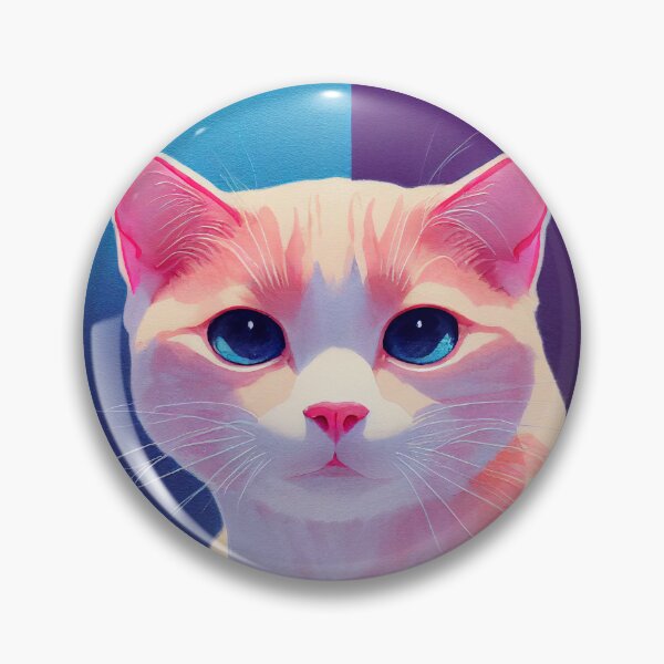 Item preview, Shorthair Colorpoint cat on bi-color background designed and sold by AppleElf.