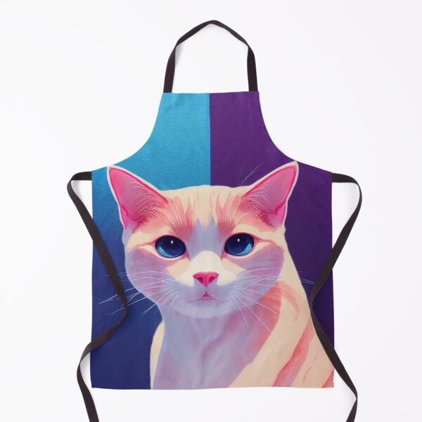 Item preview, Shorthair Colorpoint cat on bi-color background designed and sold by AppleElf.