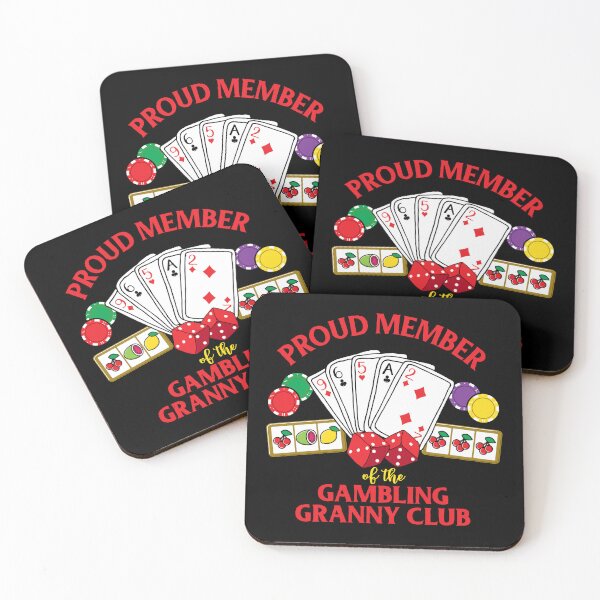 Item preview, Funny Gambling Casino Granny Club designed and sold by HotHibiscus.