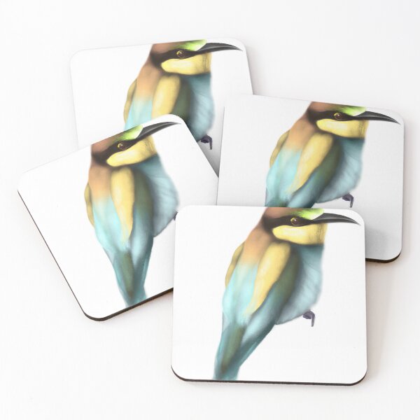 Item preview, Cute Bee-Eater Drawing designed and sold by WeHeartAnimals.