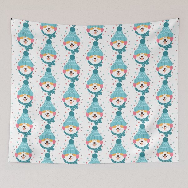 Item preview, Shiba Inu in Winter designed and sold by Lulupainting.