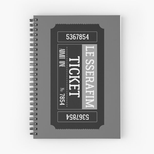 Item preview, Le Sserafim Ticket designed and sold by puki-ycdi.