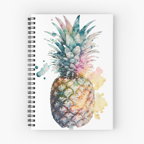 Item preview, Anatomy of a pineapple watercolor 01 designed and sold by printiesart.
