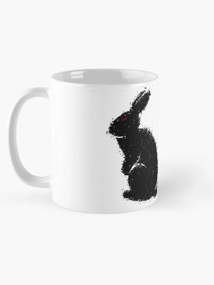 Thumbnail 5 of 6, Coffee Mug, Angry Rabbit designed and sold by DrawCreator.