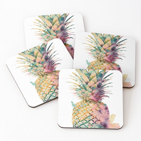 Item preview, Anatomy of a pineapple watercolor 02 designed and sold by printiesart.