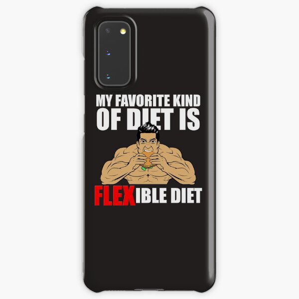 FLEXible Diet T-Shirt | Funny Workout Weightlifting Tee Samsung Galaxy Snap Case