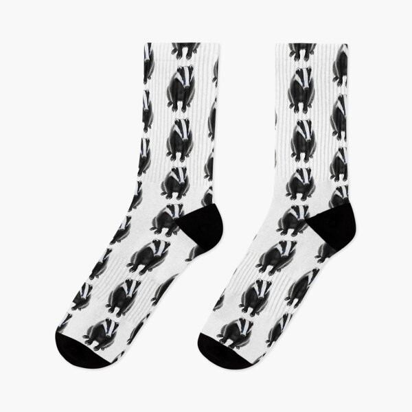 Item preview, Cute Badger Drawing designed and sold by WeHeartAnimals.